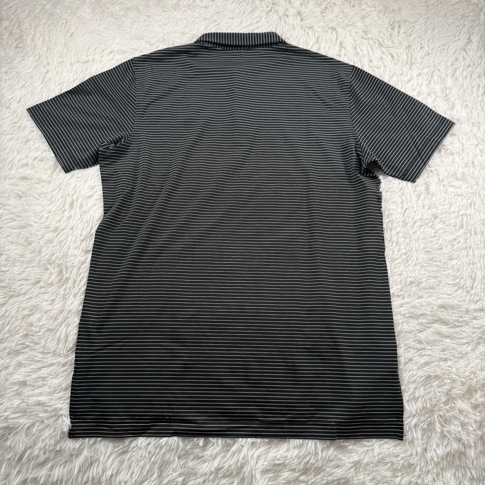 Vanderbilt Commodores x Peter Millar Shirt Mens Medium Striped Performance Golf - Picture 10 of 11